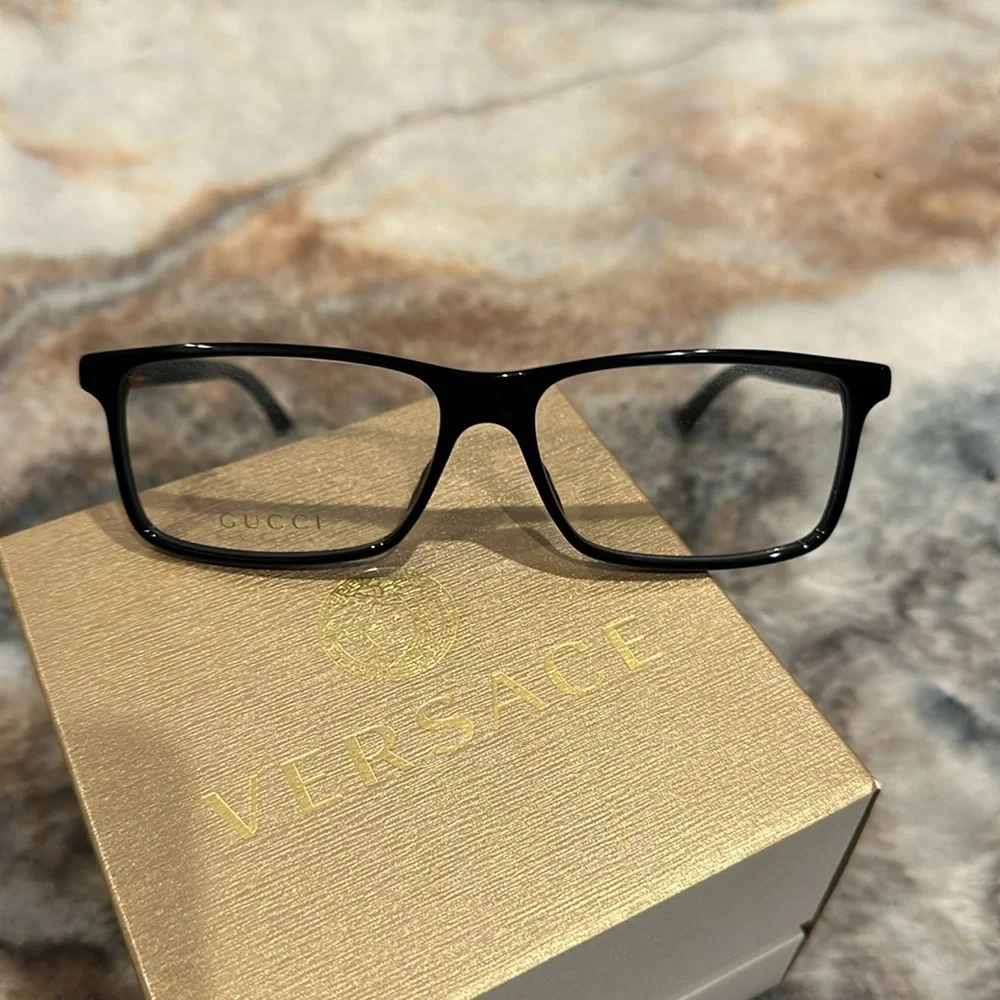 Gucci black 58 mm eyeglasses men’s